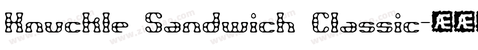 Knuckle Sandwich Classic字体转换